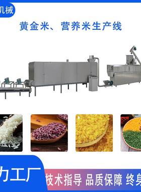 自动化泡饭生产线营养米冲生产设PJC米备黄金化米挤压机人造米膨