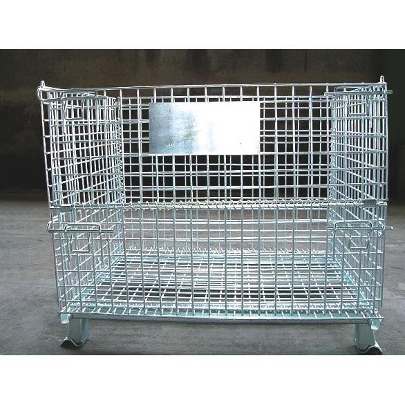 厂家 折仓储 笼移金属蝴蝶笼仓库储物叠周转笼动运输仓OFK储笼
