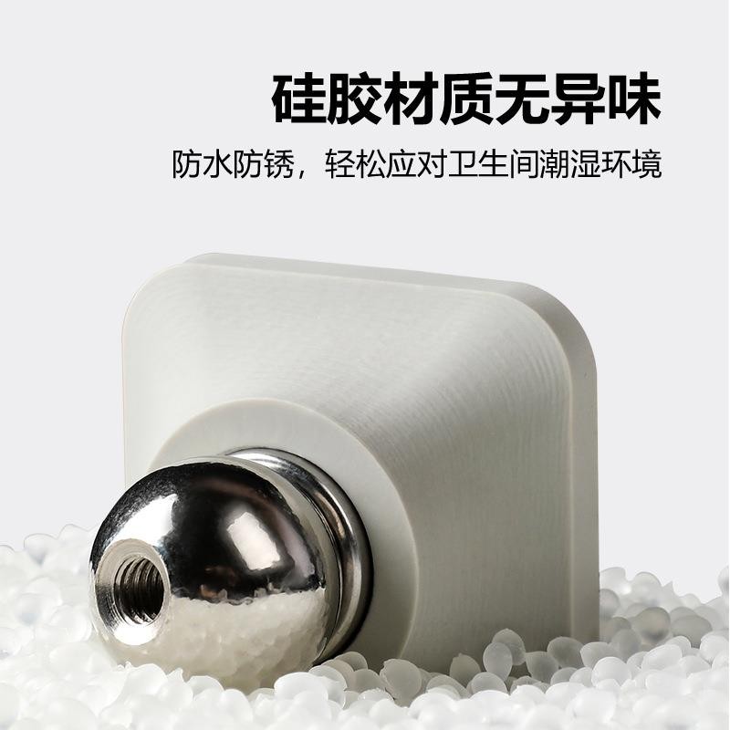 门吸免打门用挡碰26178器防撞硅胶卫生间门固定孔器家强磁力静音