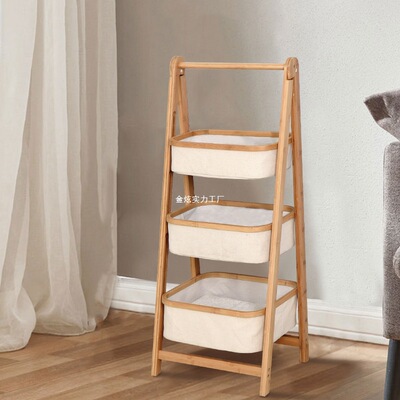 家用洗衣篮衣物多层脏衣服收纳筐脏衣篮可折叠卧室日式脏衣篓布艺