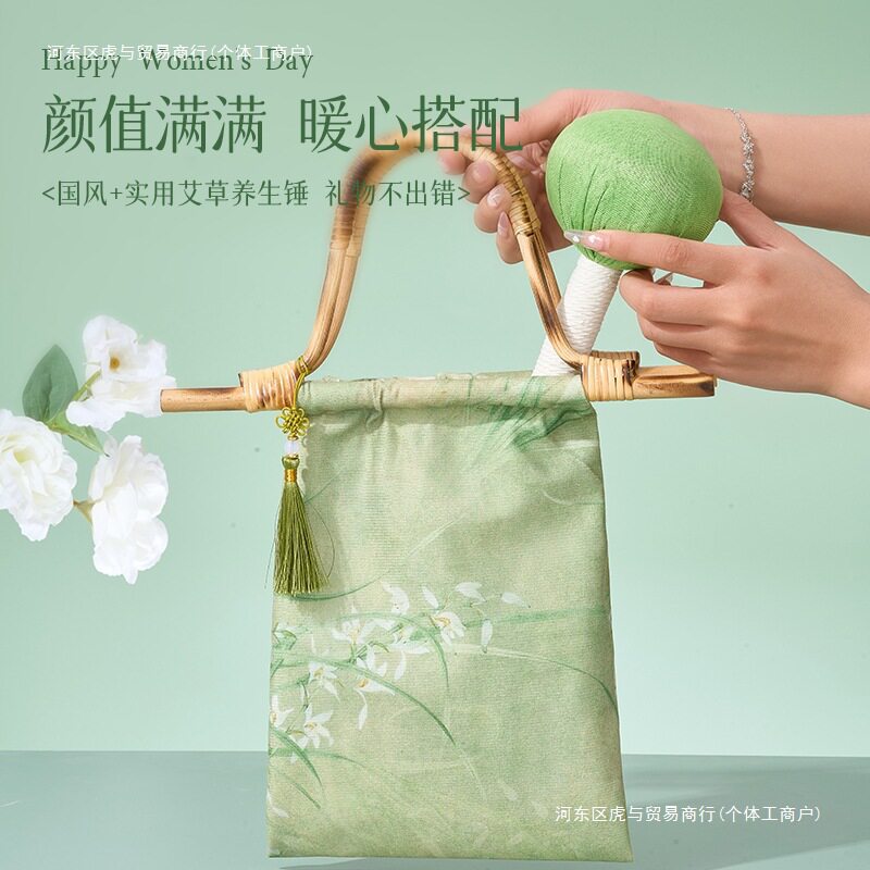非遗新中式国风竹节包手工diy材料包沙龙活动母亲节端午节日用品