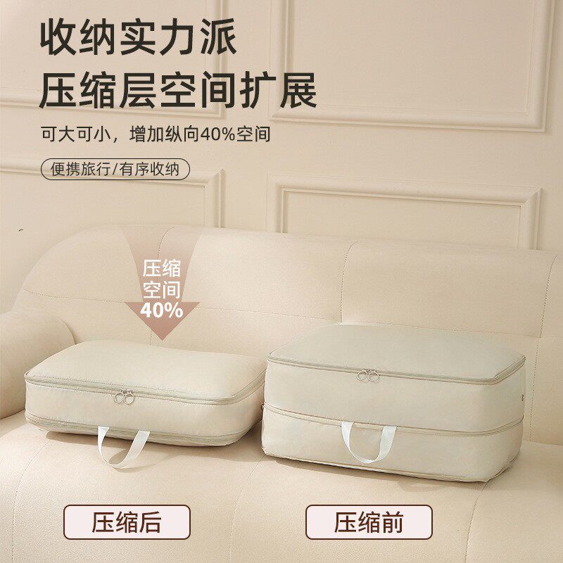 无品牌/羽露俏绒收纳袋家用旅行缩衣服行李压袋整理袋出差行服李