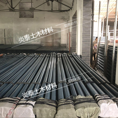 70PVC测斜管圆形U型2米一根4米一根送接头盖子 等壁厚沉降观测管
