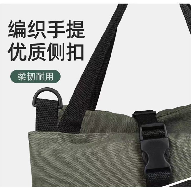 帆布工具包多功能耐用木工电工维修收纳包便携卷筒车载工具袋