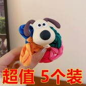 手工编织头绳可爱卡通扎头发高弹力橡皮筋发绳头饰发圈