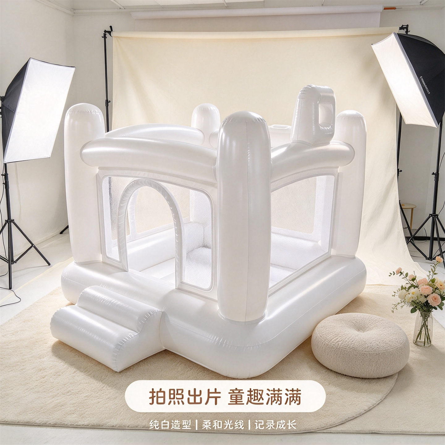 充气城堡室内小型儿童蹦床家用室外大型滑滑梯淘气堡玩具乐园跨境