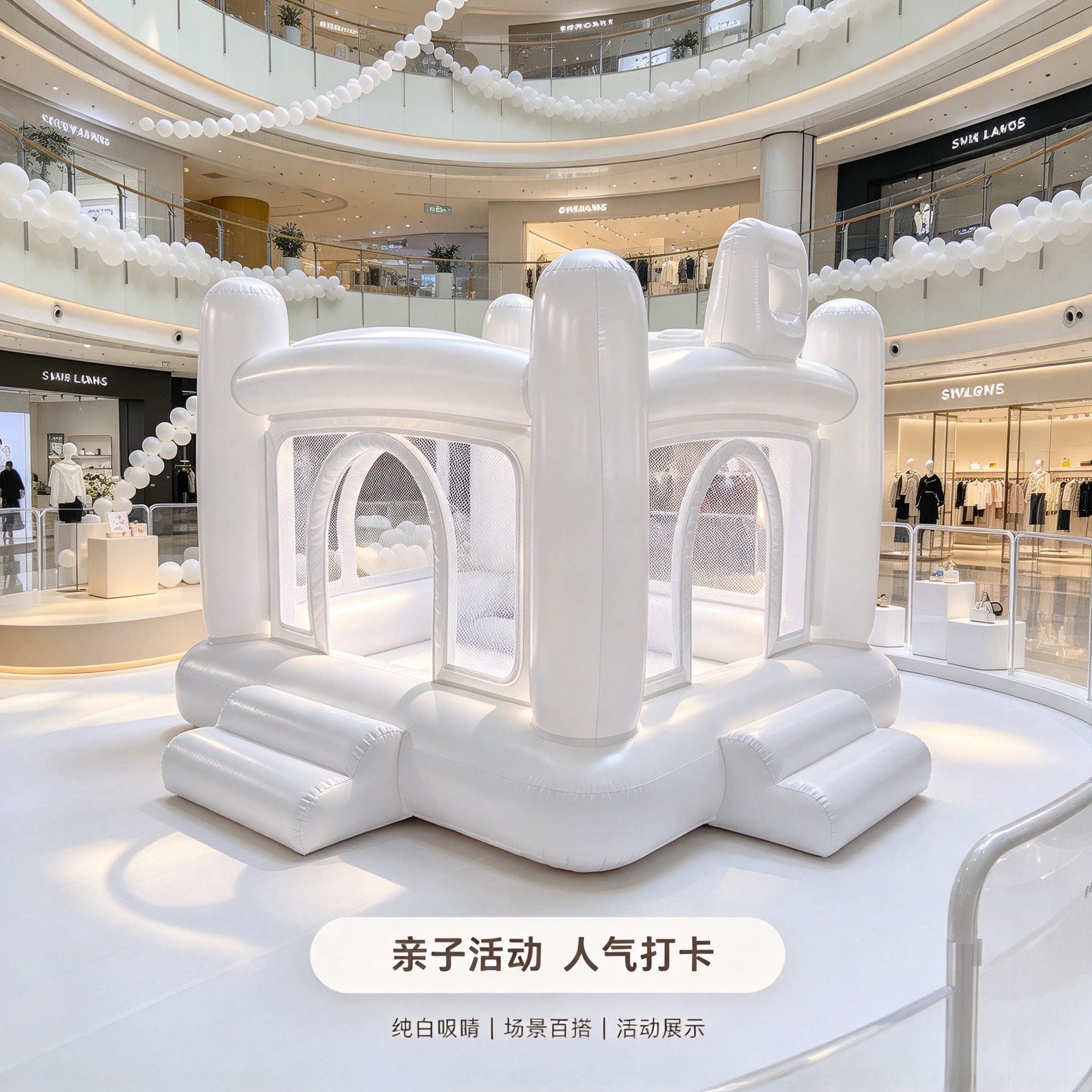 新款儿童充气淘气堡 加厚PVC家庭小型城堡室内外海洋球池弹跳蹦床