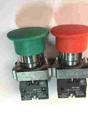 双科电气 蘑菇头复位型控制按钮开关 SKB2-BC10/G绿