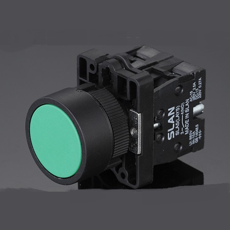 LA128E经济型塑料外壳平头复位按钮开关 XB2-EA31 EA42