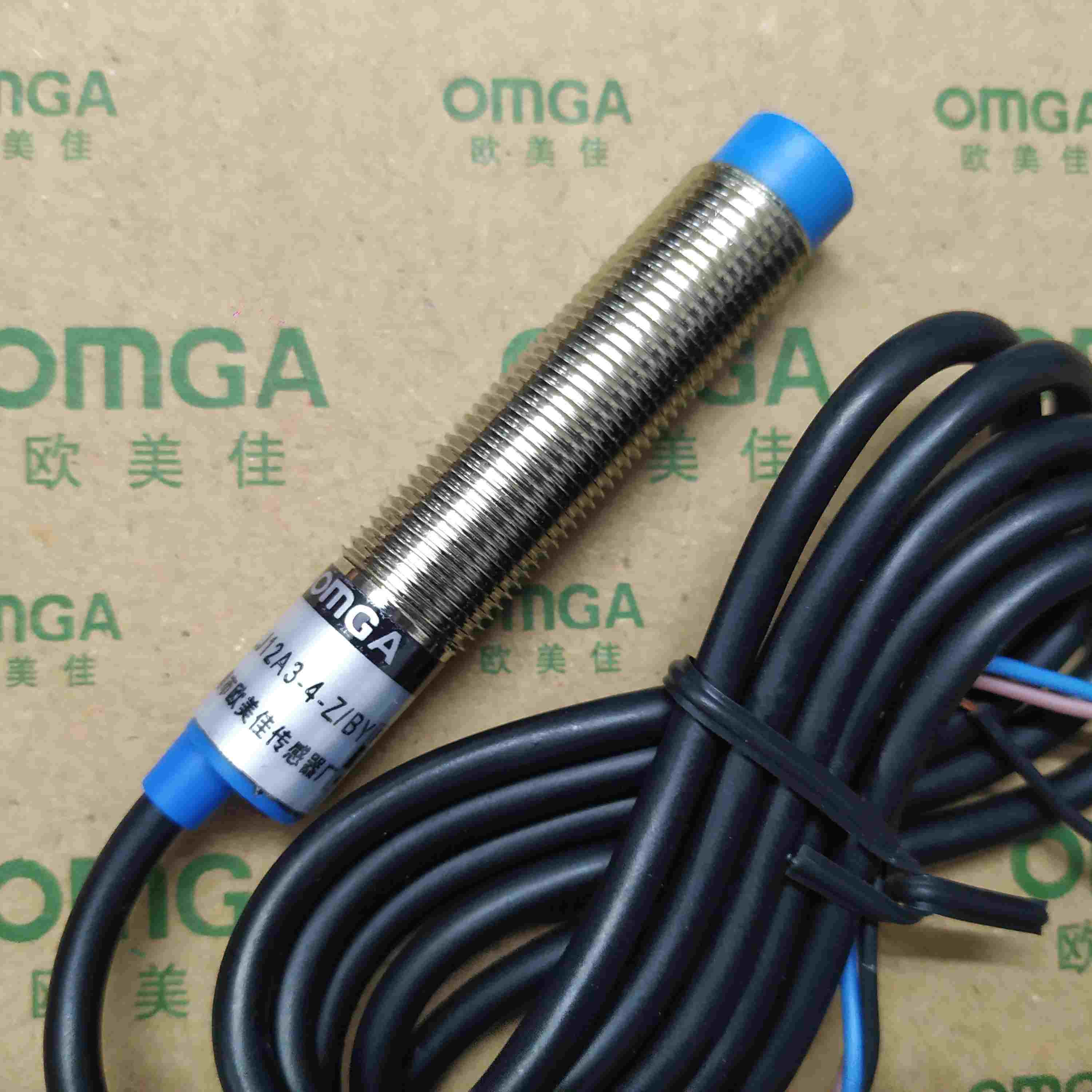 OMGA 金属感应电感接近开关 LJ12A3-4-Z/BY AY 直流三线PNP型