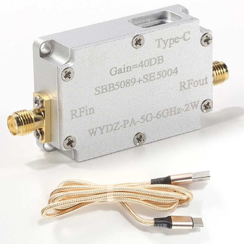 微波单向功放 SBB5089+SE5004 5.8GHz 2W 33dBm 射频功率放大器