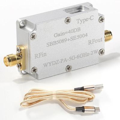 微波单向功放 SBB5089+SE5004 5.8GHz 2W 33dBm 射频功率放大器