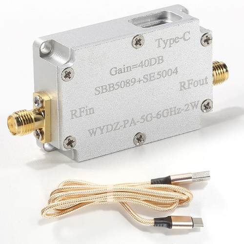 微波单向功放 SBB5089+SE5004 5.8GHz 2W 33dBm 射频功率放大器