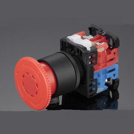 LA128富士款蘑菇头急停开关紧急钮 AR22-V2R11