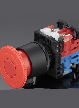 LA128富士款蘑菇头急停开关紧急钮 AR22-V2R11