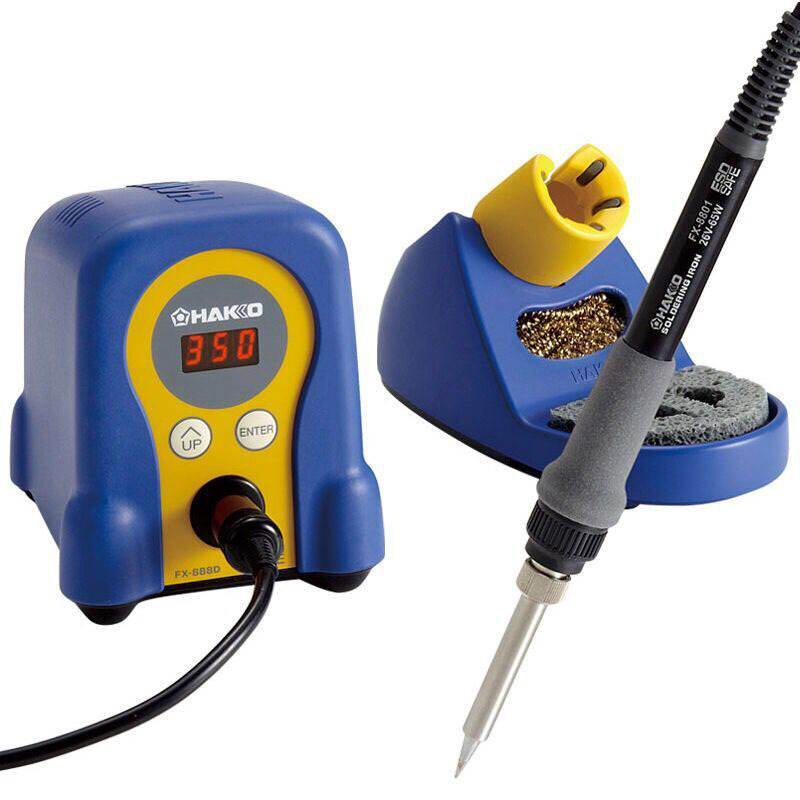 HAKKO日本白光焊台FX-888D原装正品恒温调温焊接机便携式焊台