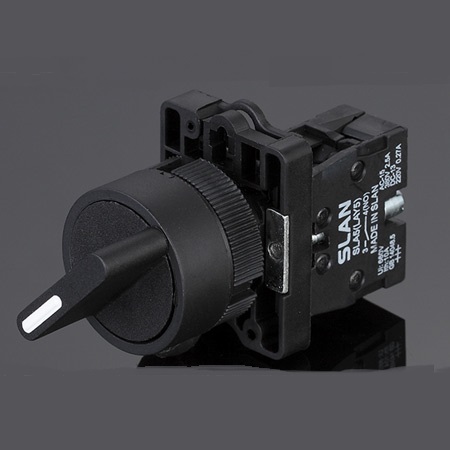 LA128E经济型塑料外壳短柄旋钮开关选择钮 XB2-ED21 ED33