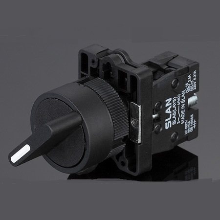 LA128E经济型塑料外壳短柄旋钮开关选择钮 XB2-ED21 ED33