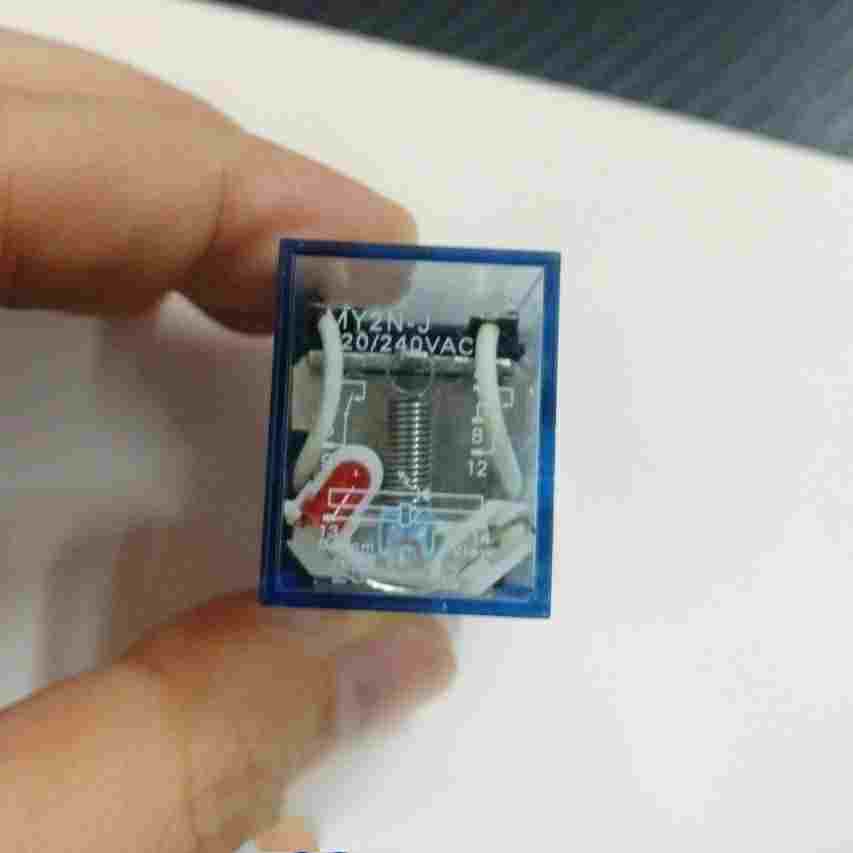 国产银触点 HH52P中间电磁继电器 MY2N-J 二组5A