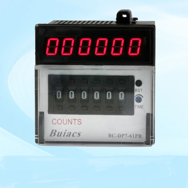 健力BUIACS 数字显示预置电子计数器 BC-DP7-61PB新款