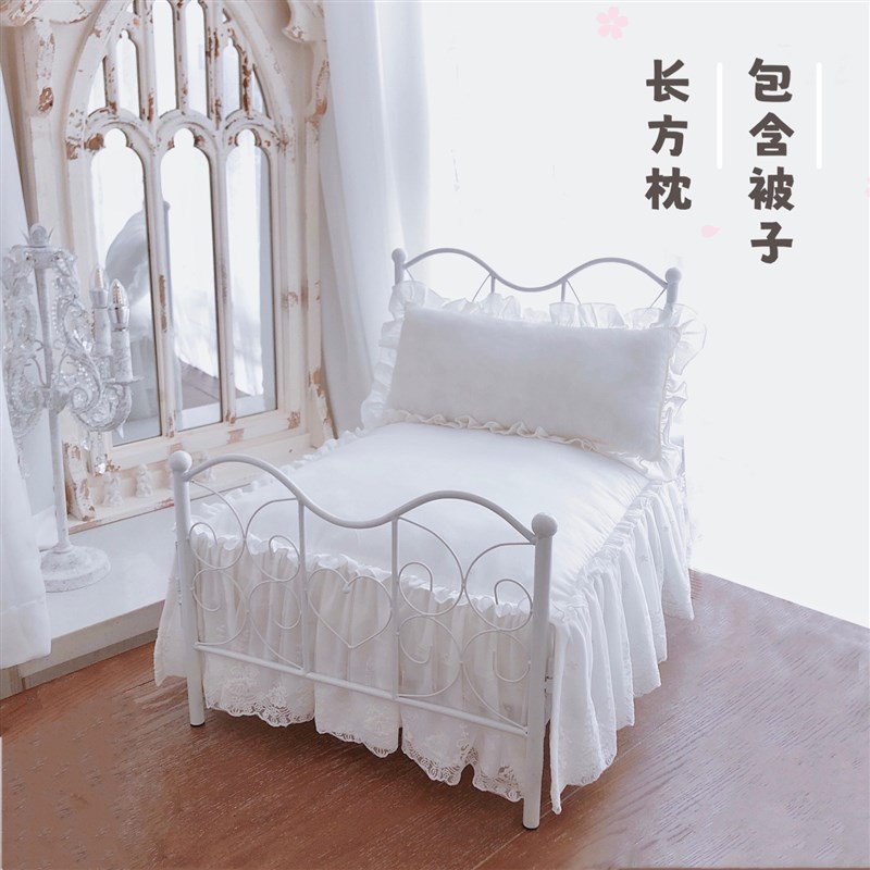 热销可拆洗宠物铁艺床四季通用狗窝猫窝秋冬季泰迪可爱公主床小型