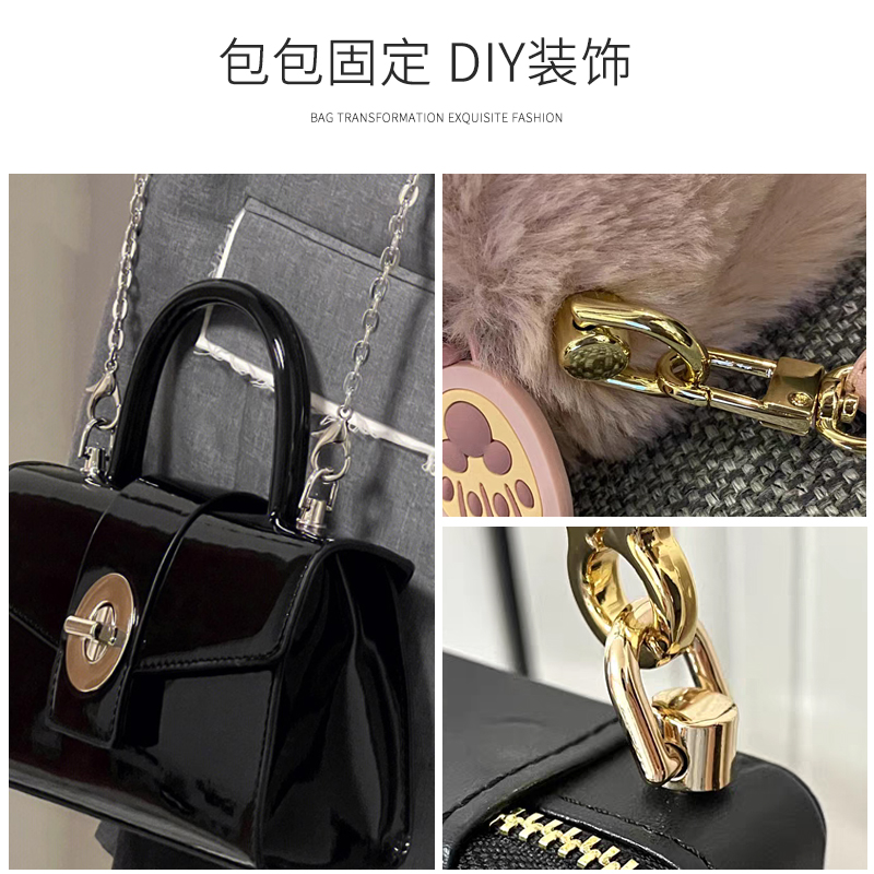 热销包包五金配件吊环螺丝钉皮包改造挎包扣子肩带连接拎环锁扣固