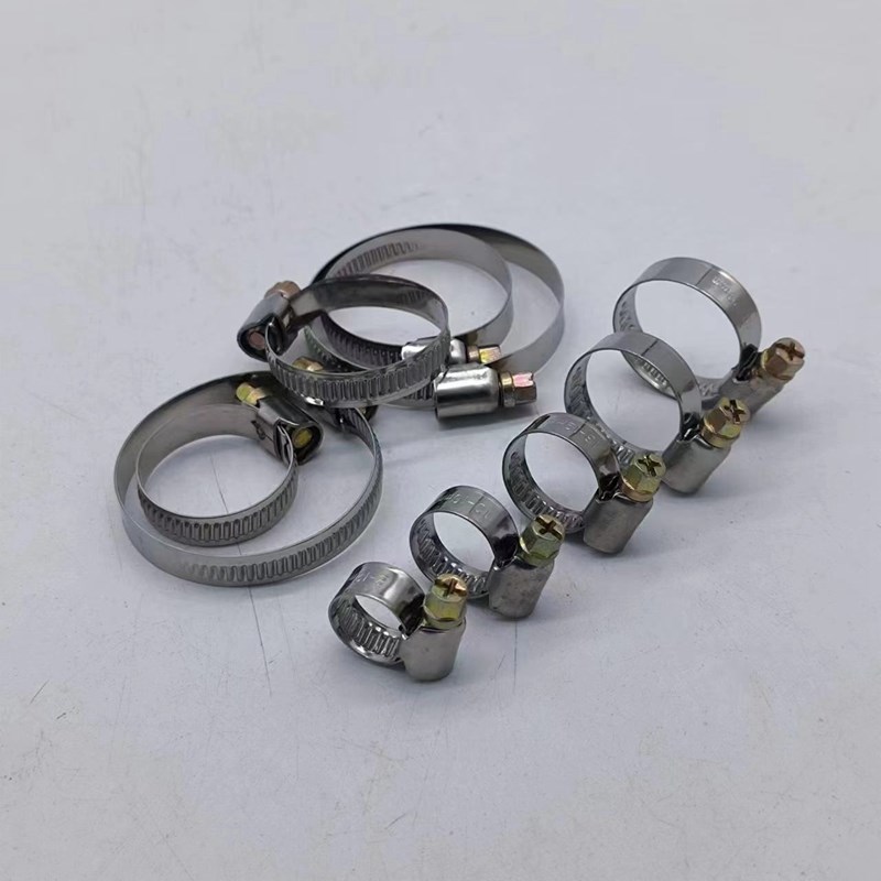 热销德式不锈钢喉箍抱箍卡扣现代快装支架紧固管卡水管油管气管煤