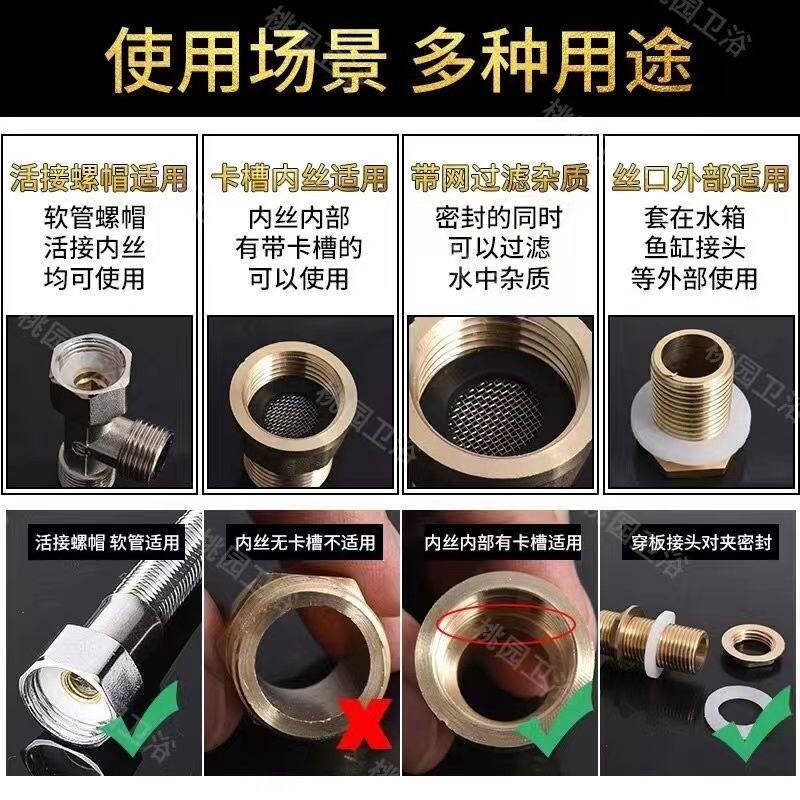 热销密封圈硅胶圈垫片进水软管密封圈垫片过滤网4分6分橡胶垫圈平