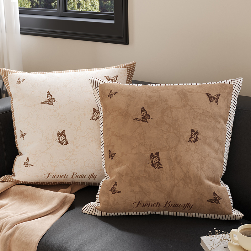 法式复古风抱枕客厅高级感沙发靠枕飘窗靠垫卧室床头靠背垫含芯套