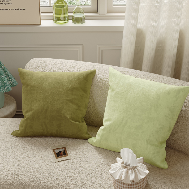 奶油风纯色抱枕客厅沙发办公室飘窗靠背靠枕靠垫床前床上腰靠含芯