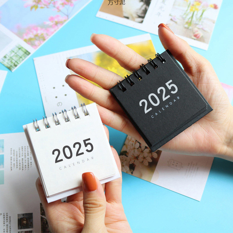 2025复古小台历桌面摆件