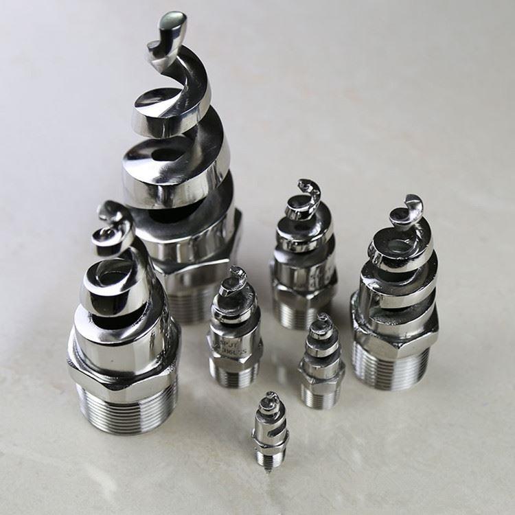 不锈钢螺旋喷头SPJT消防锥型工业脱硫塔伞形水雾喷嘴锅炉除尘喷头