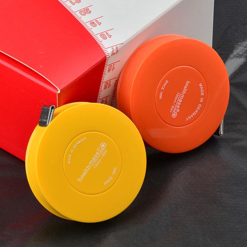 1.5米自动卡扣尺子卷尺皮尺公英制裁缝尺量衣软尺腰围三围便携尺