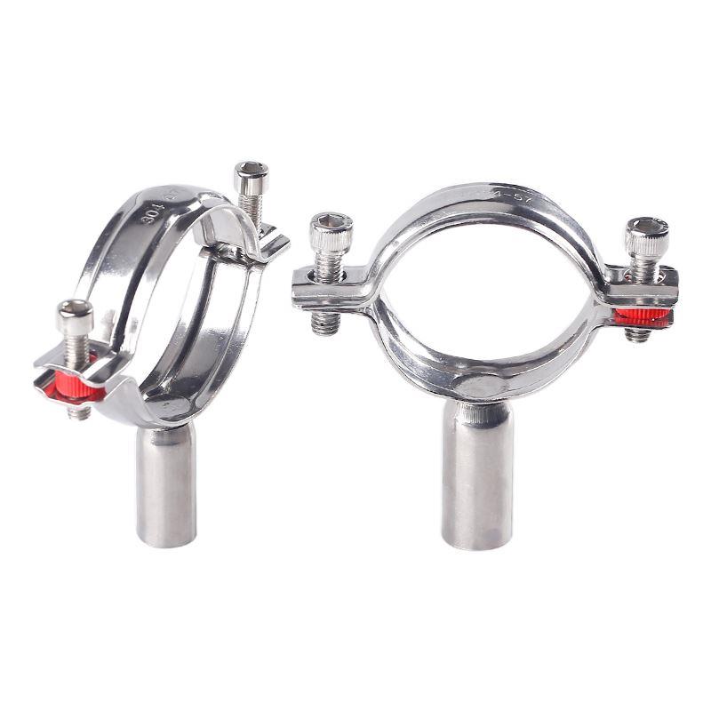 304不锈钢管支架固定圆管卡子紧固管道管卡管子卡扣管夹水管焊接