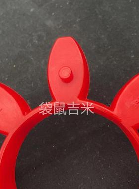 红色聚氨酯缓冲垫8角FL75型弹性体98246259X联轴器胶/八瓣外径160
