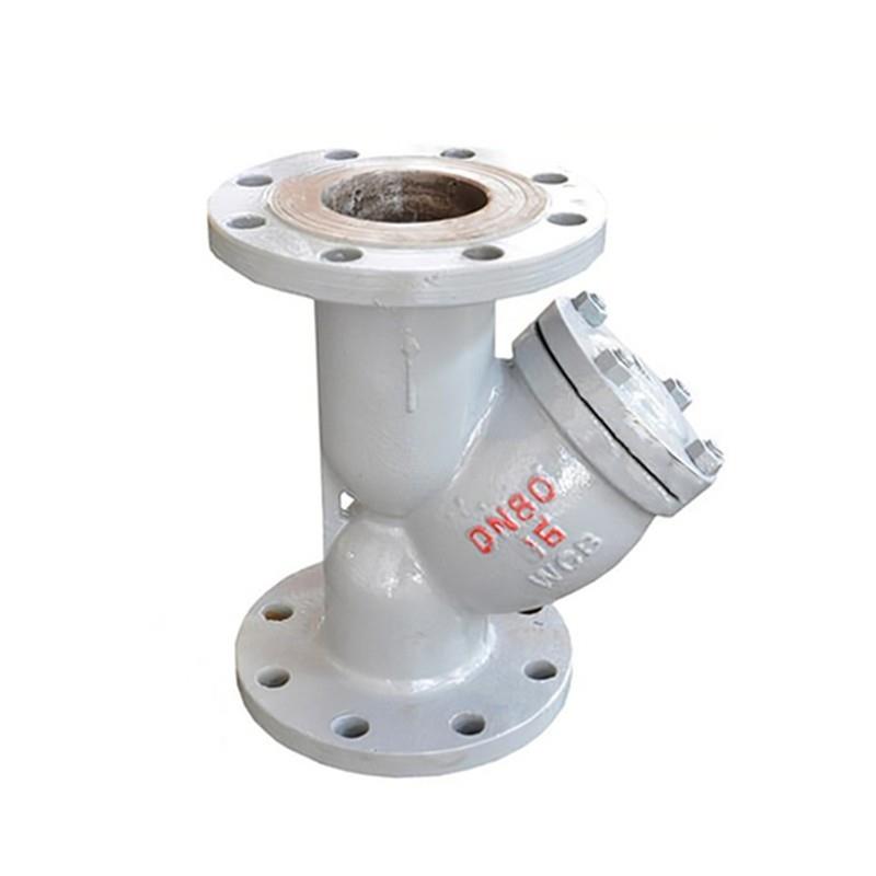 铸钢y型法兰过滤器WCB碳钢GL41H-16C铸钢过滤器DN40 50 65 80 100
