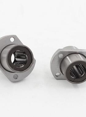 中间方法兰嵌入直线轴承LMHC/M10 12 13 16 20 25 30 35 40UU钢保