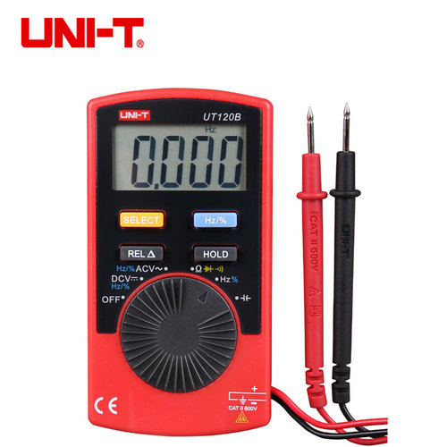 。UNI-T优利德UT120A/UT120B/UT120C口袋型袖珍数字万用表自动量