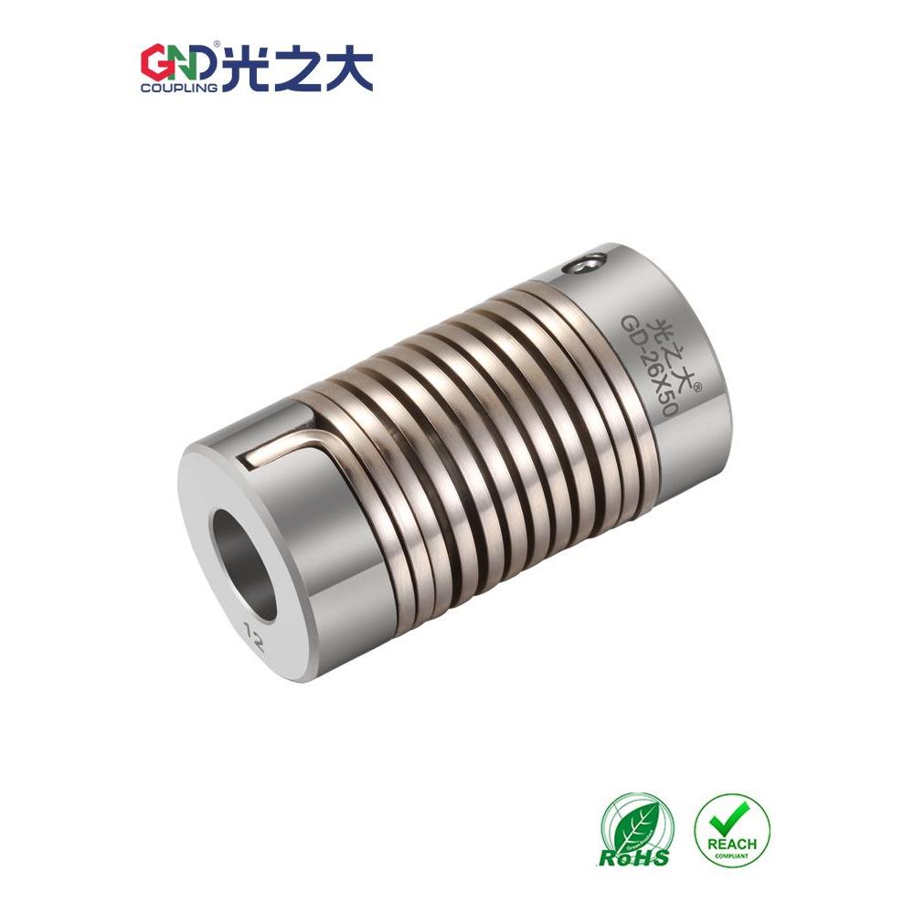 GD弹簧式联轴器编码器微型电机弹性大扭矩螺丝紧固顶丝锌合金连轴
