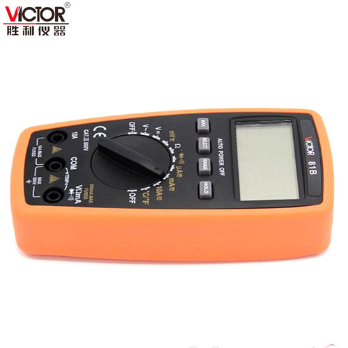 。胜利Victor数显防烧VC81B电压电流表VC81D高精度多功能数字万能