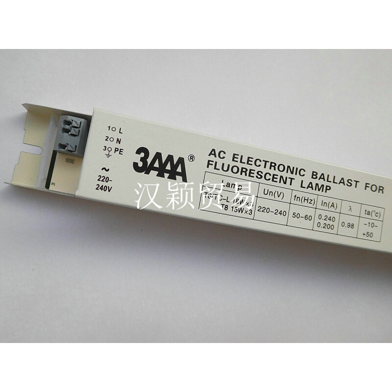 。3AAA ACELECTRONIC BALLASTFORFLUORESCENT YZ-318EAAT8/TC-L18