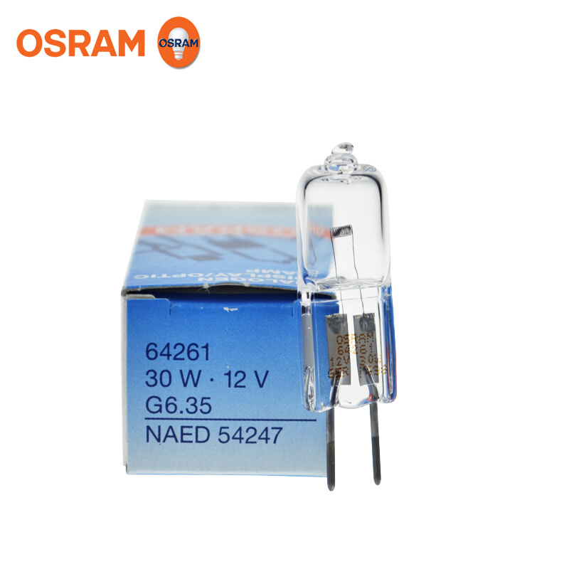 。欧司朗64261 12V30W苏州六六66VISION YZ-5X显微镜卤素米泡灯泡