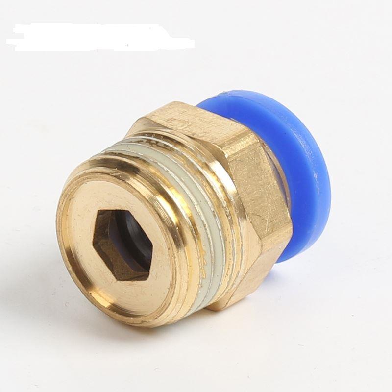 气动接头 螺纹直通 PC16/12/10/8/6/4-04/03/02/01/M5 厂价直销