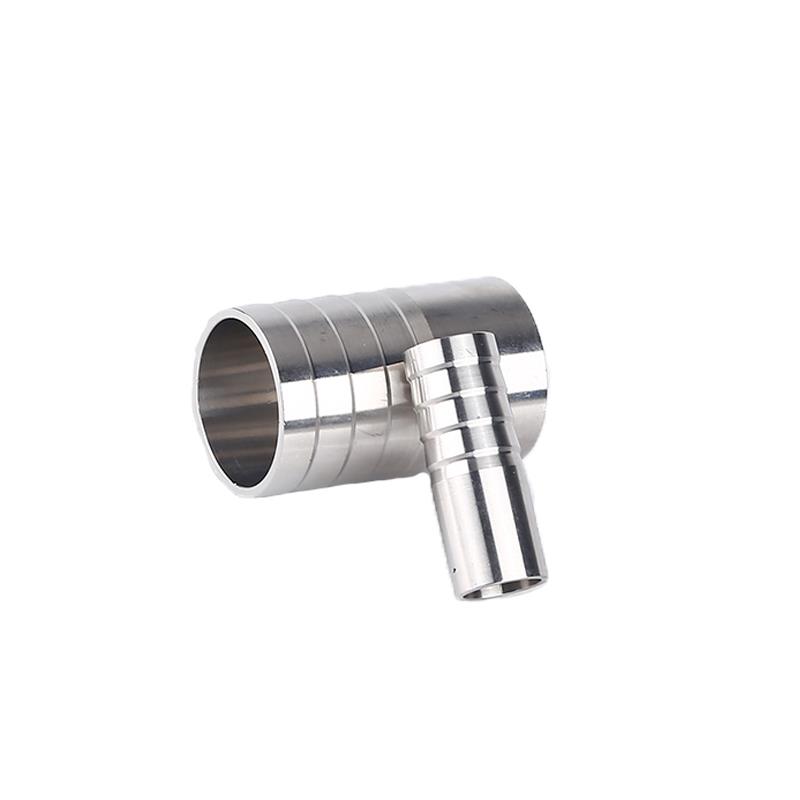 304不锈钢焊接皮管接头卫生级镜面抛光宝塔软管皮接竹节25 102 38
