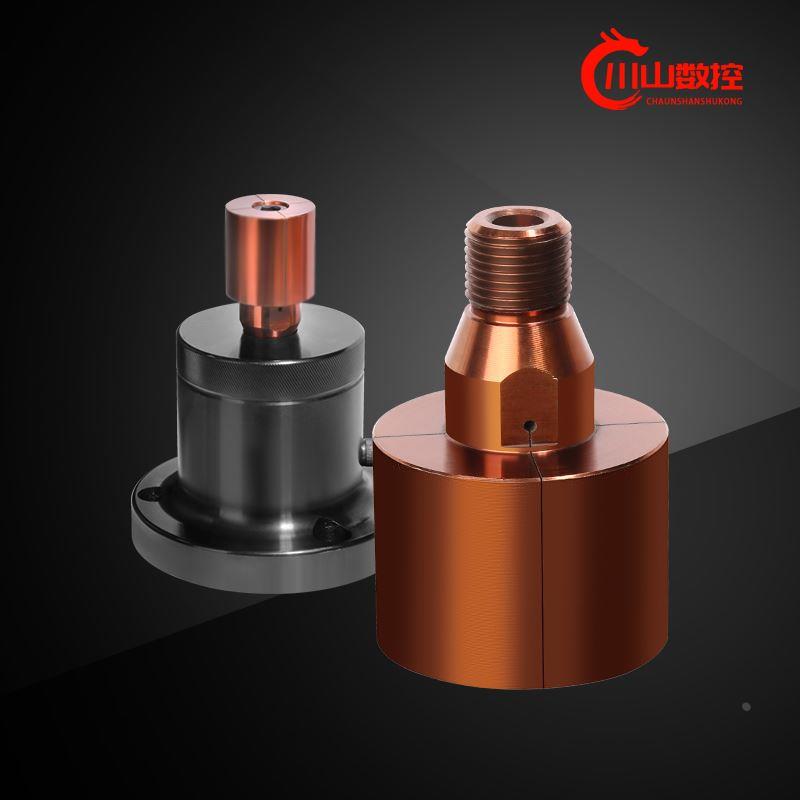 数控车床46内撑轴头0640后拉式内撑夹头各种型号内涨夹具非标定制