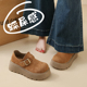 春秋厚底博肯鞋 0128n 踩屎感增高覆古一脚蹬乐福鞋 子女2026新款 季