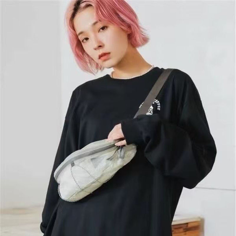 Chest Bag Casual Crossbody Bag for Men, Lightweight Commuter Small Shoulder Bag, Japanese Style Workwear Single Shoulder Bag, Simple Solid Color Sports Waist Bag