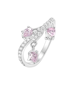 首朵SHOUDUO925银百搭郁金香戒指