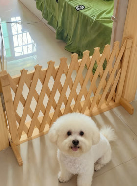 宠物围栏狗栅栏室内家用鸡兔楼梯防护栏阻拦门防猫隔离门护栏围挡