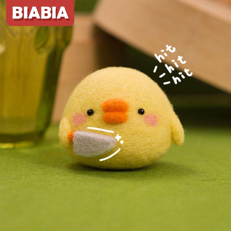bia羊毛毡戳戳乐手工diy